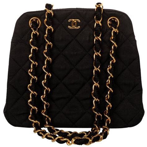 vintage chanel chain tote bag|vintage chanel evening bags.